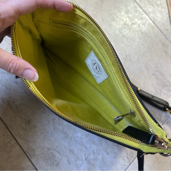 Spartina cross-body purse - black green and white - Picture 5 of 7